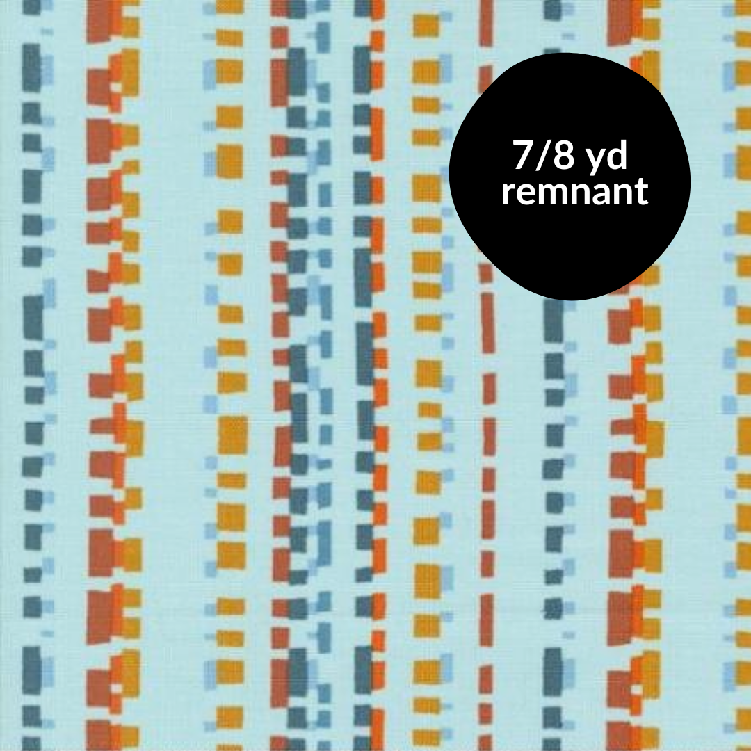 Remnant - 7/8yd Folk Lore - Playful Dash - Mist 