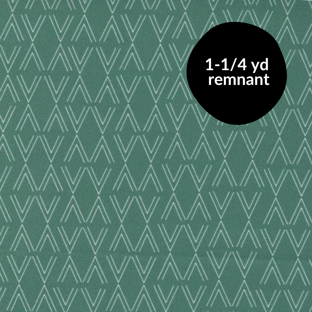 Remnant - 1-1/4yd Sundance - Diamonds - Grass