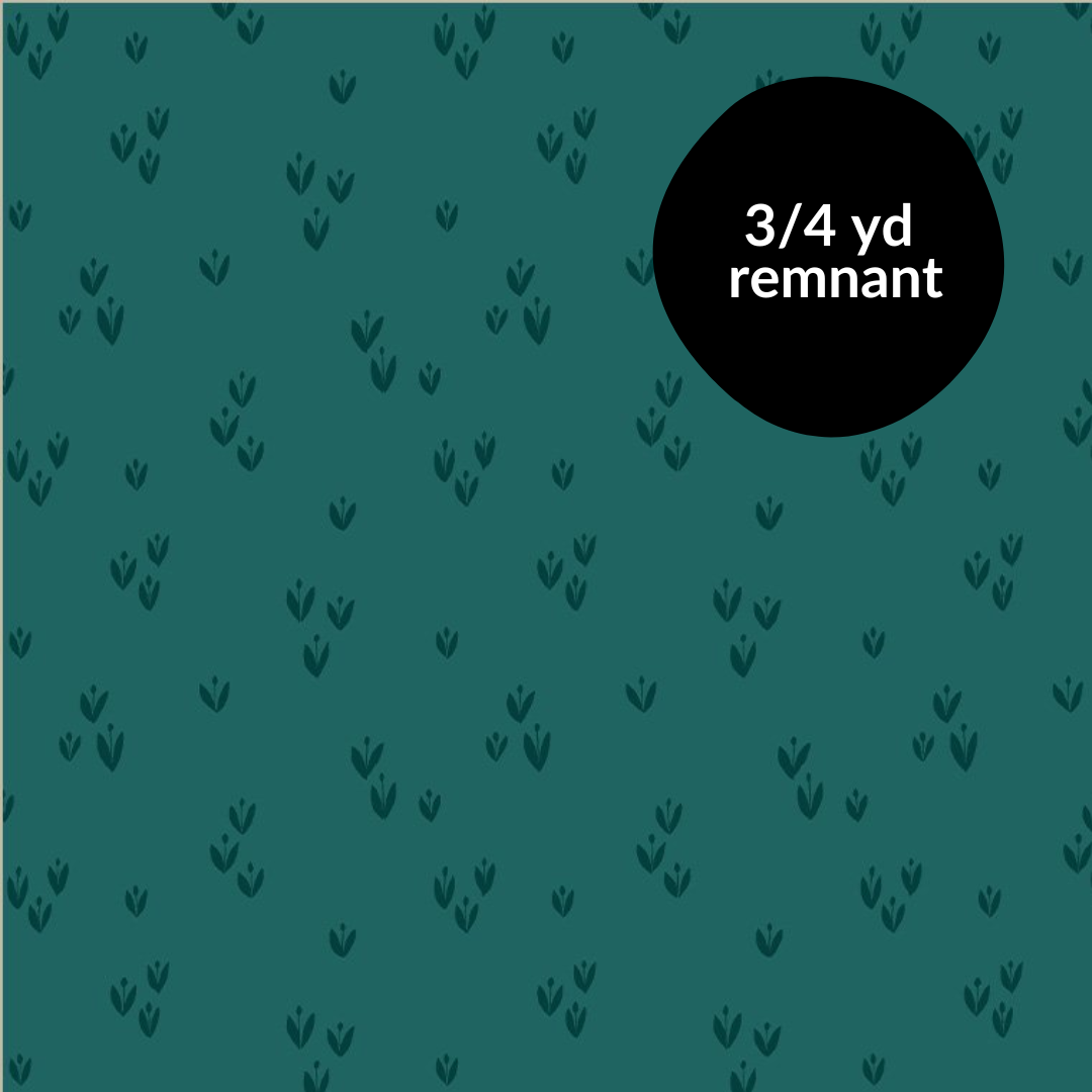 Remnant - 3/4yd Moonlit - Sprout - Lagoon