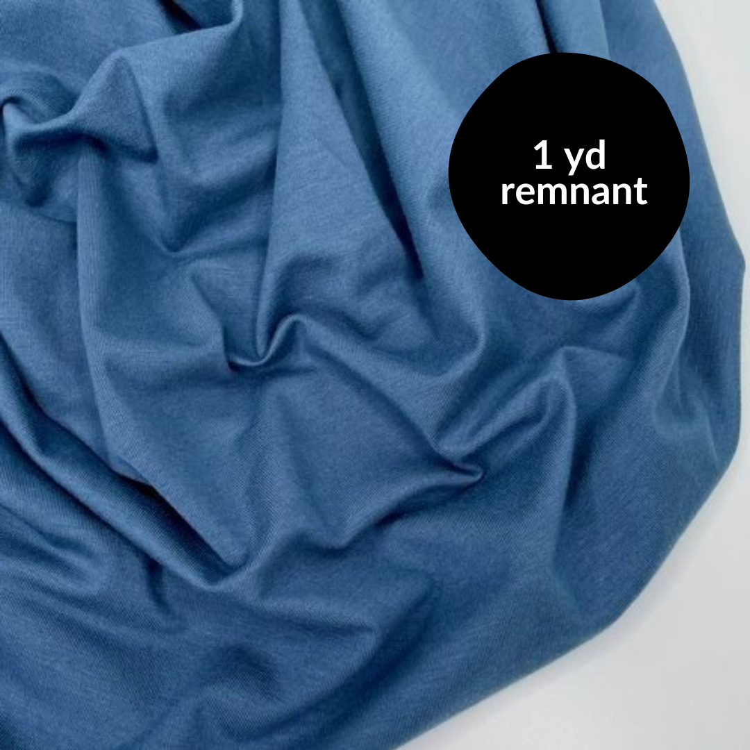 Remnant - 1yd Hudson Knit - Pond