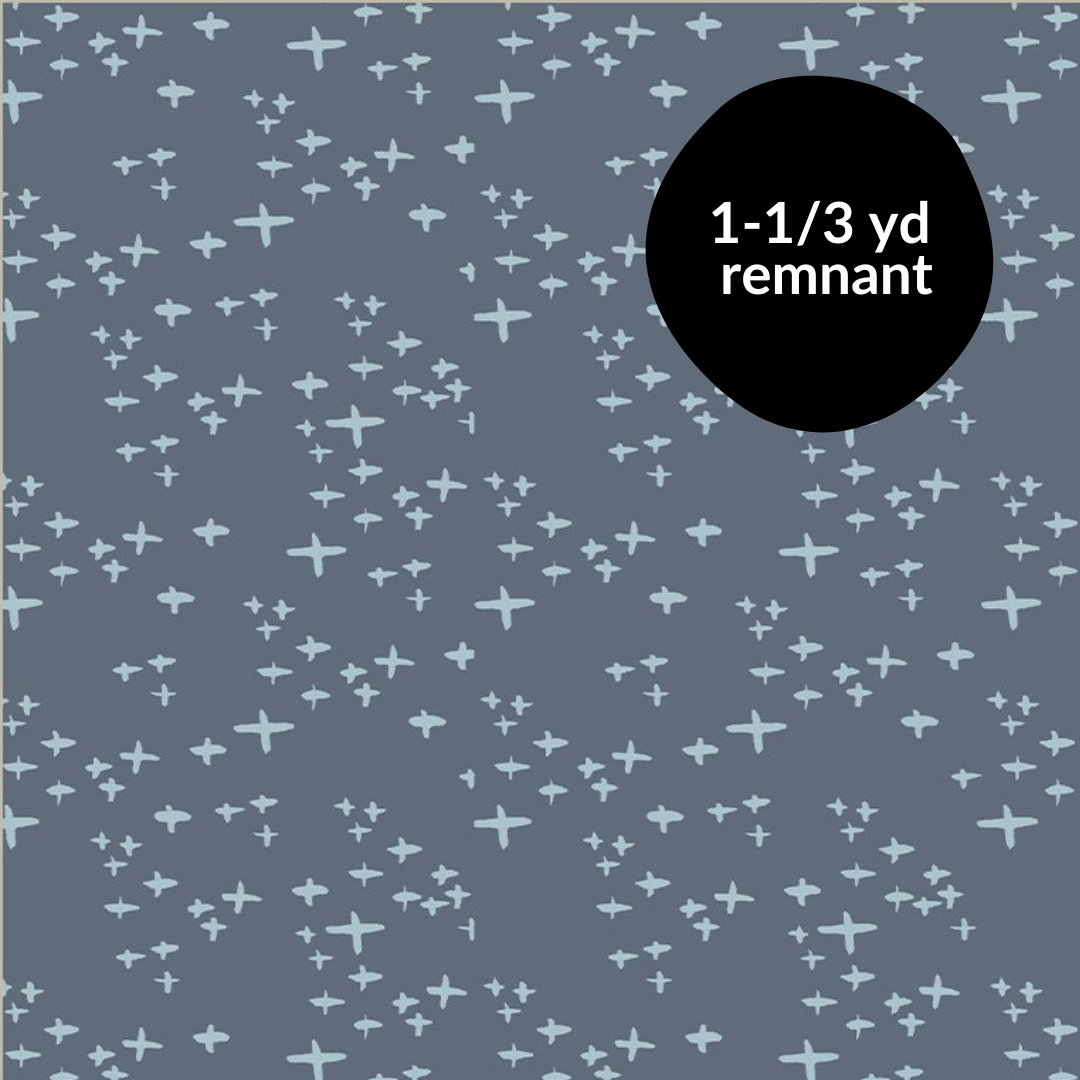 Remnant- 1 1/3yd Moonlit - Glimmer - Twilit