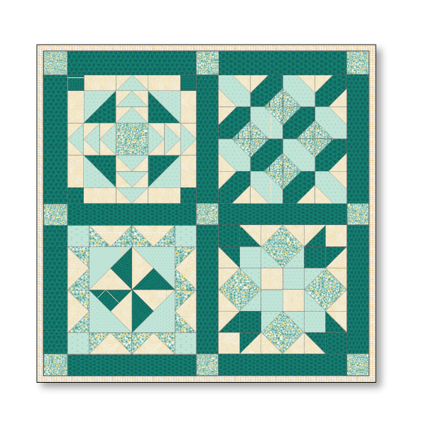 Project Kit: Four Block Journey Quilt