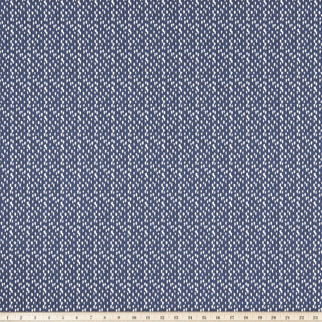 Upholstery Slub Canvas - Riverbed - Regal Navy