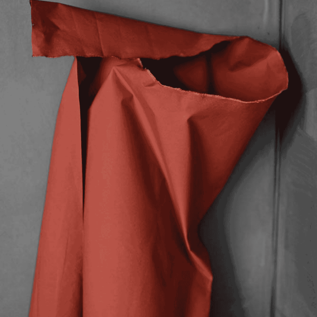 Organic Cotton Dry Oilskin - Rust