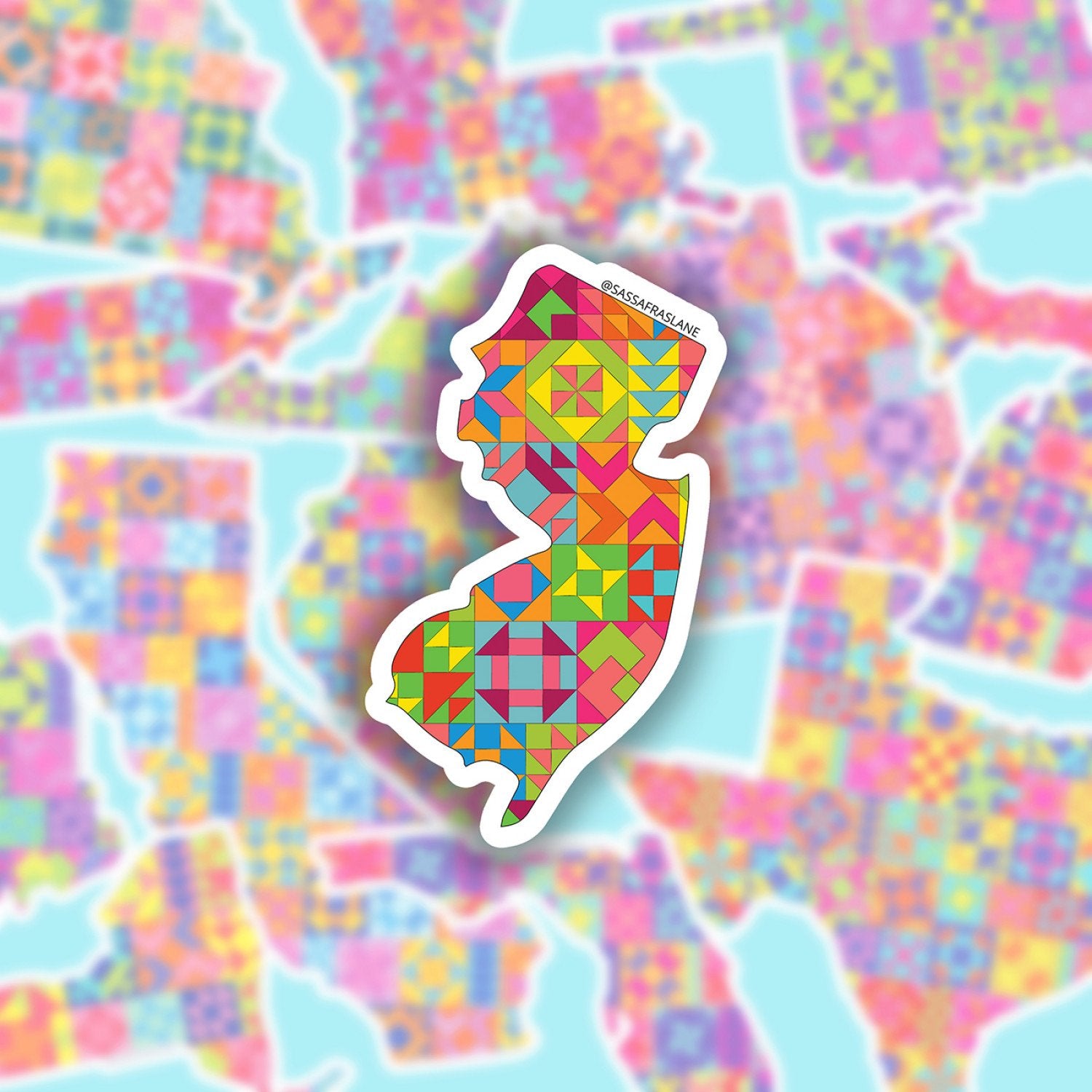 State Sticker - New Jersey