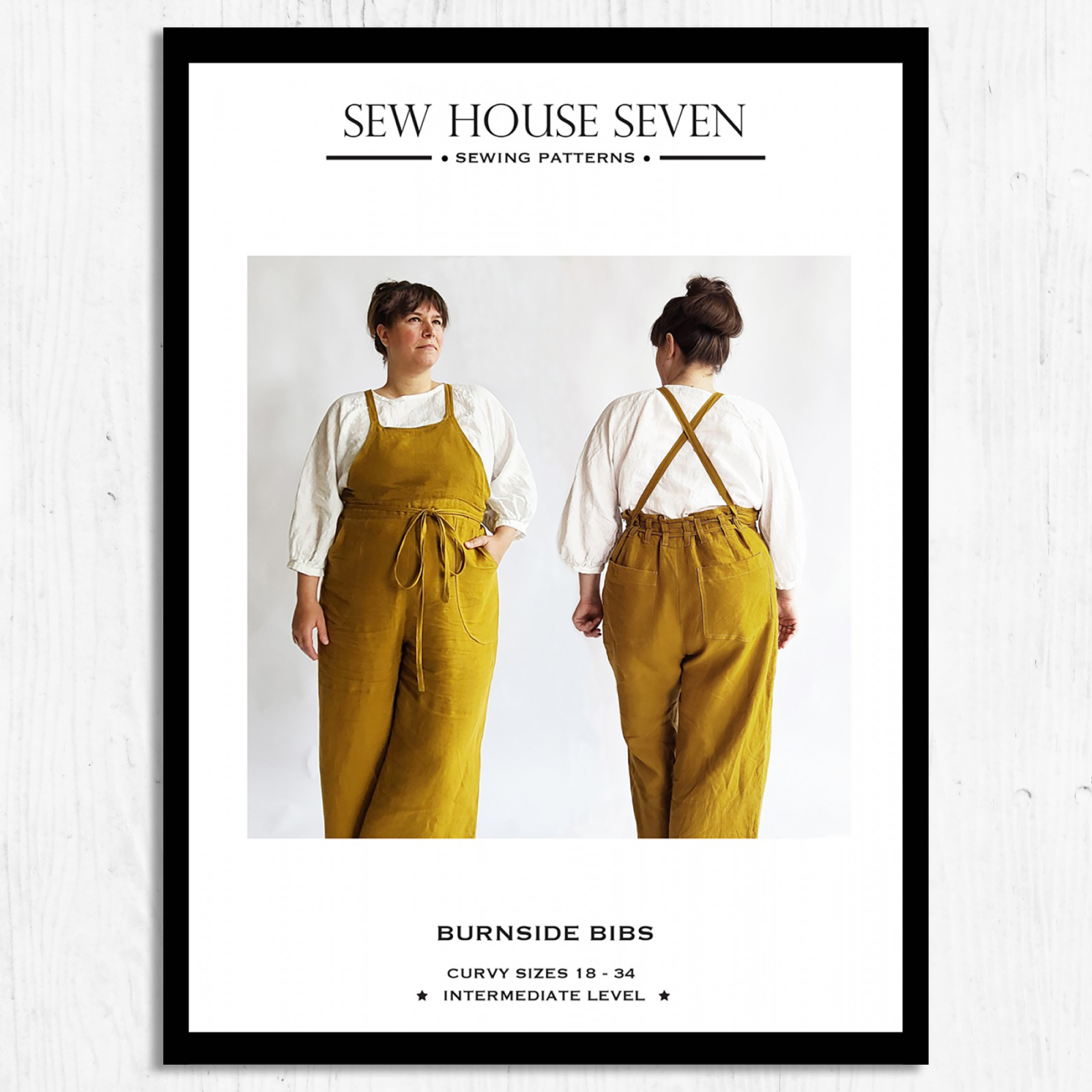 Sew House Seven - Burnside Bib Curvy Fit