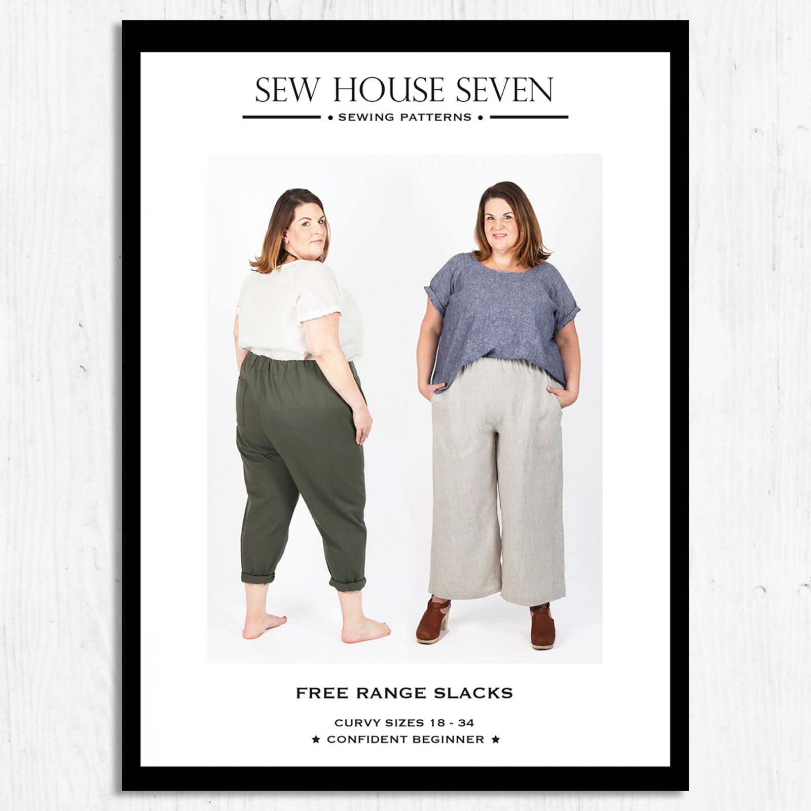 Sew House Seven - Free Range Slacks Pattern Curvy