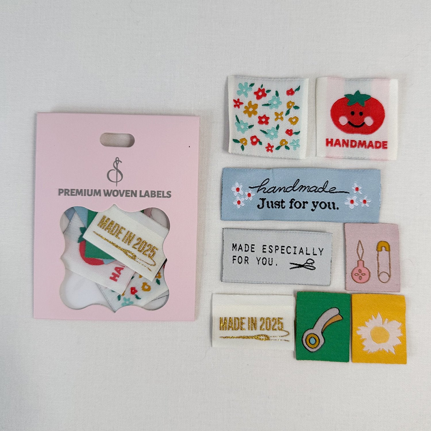 Minki Kim - Assorted Woven Labels Made in 2025 (Set of 8)