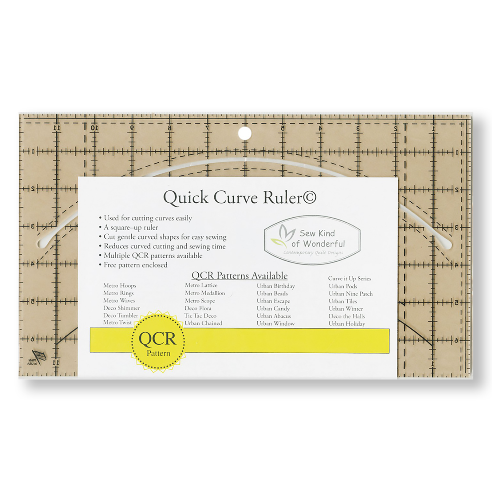Ruler: The Quick Curve Ruler - from Sew Kind of Wonderful