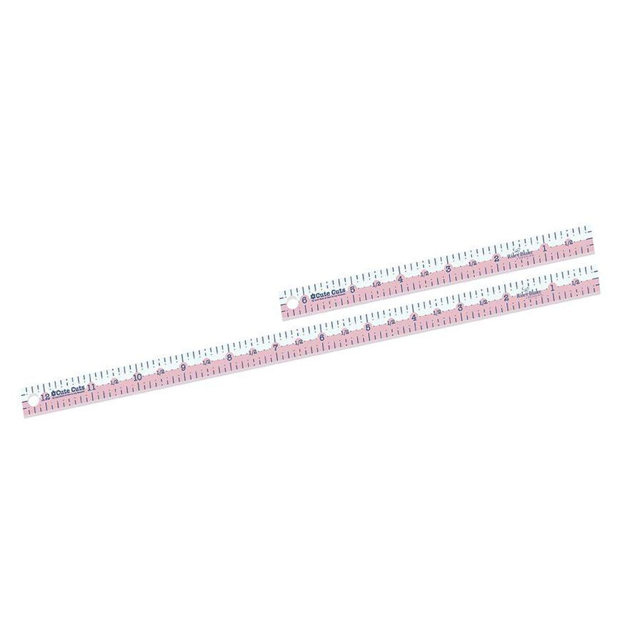 Lori Holt Cute Cuts - 1/4in" Marking Ruler Set (Set of 2)