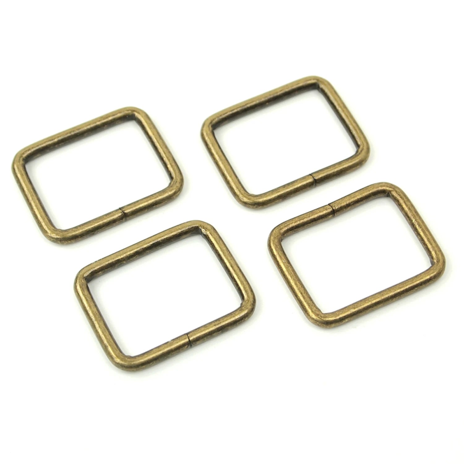 Sallie Tomato Rectangle Rings - 1" - Set of 4