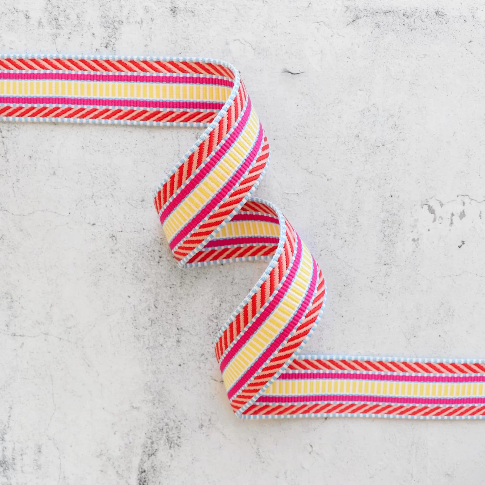 Railroad Track Neon 1-1/2" Webbing