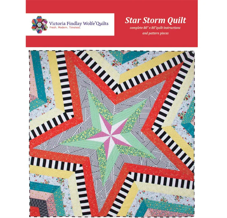 Star Storm Quilt Pattern and Templates 