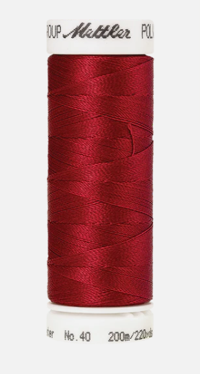 Mettler Poly Sheen Thread - 220 yds - Poinsettia 