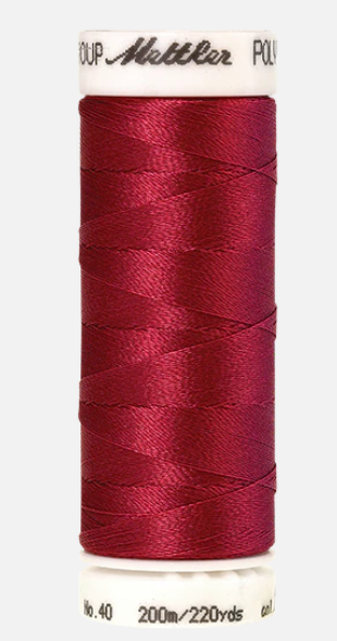 Mettler Poly Sheen Thread - 220 yds - Raspberry