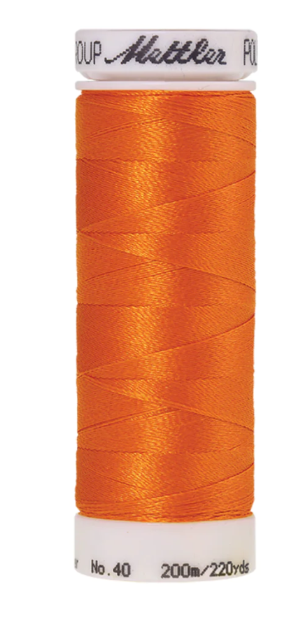 Mettler Poly Sheen Thread - 220 yds - Pumpkin