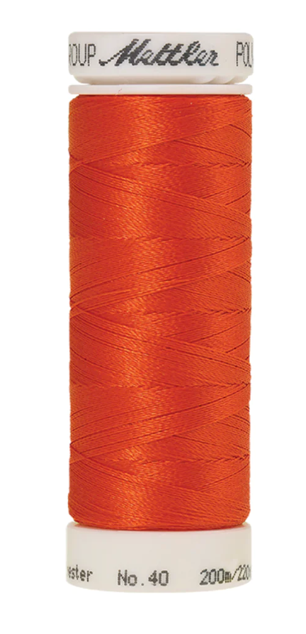 Mettler Poly Sheen Thread - 220 yds - Red Pepper