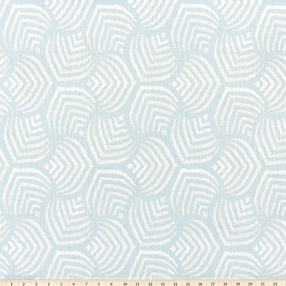 Upholstery Slub Canvas - Sea Jewel - Blue Haze