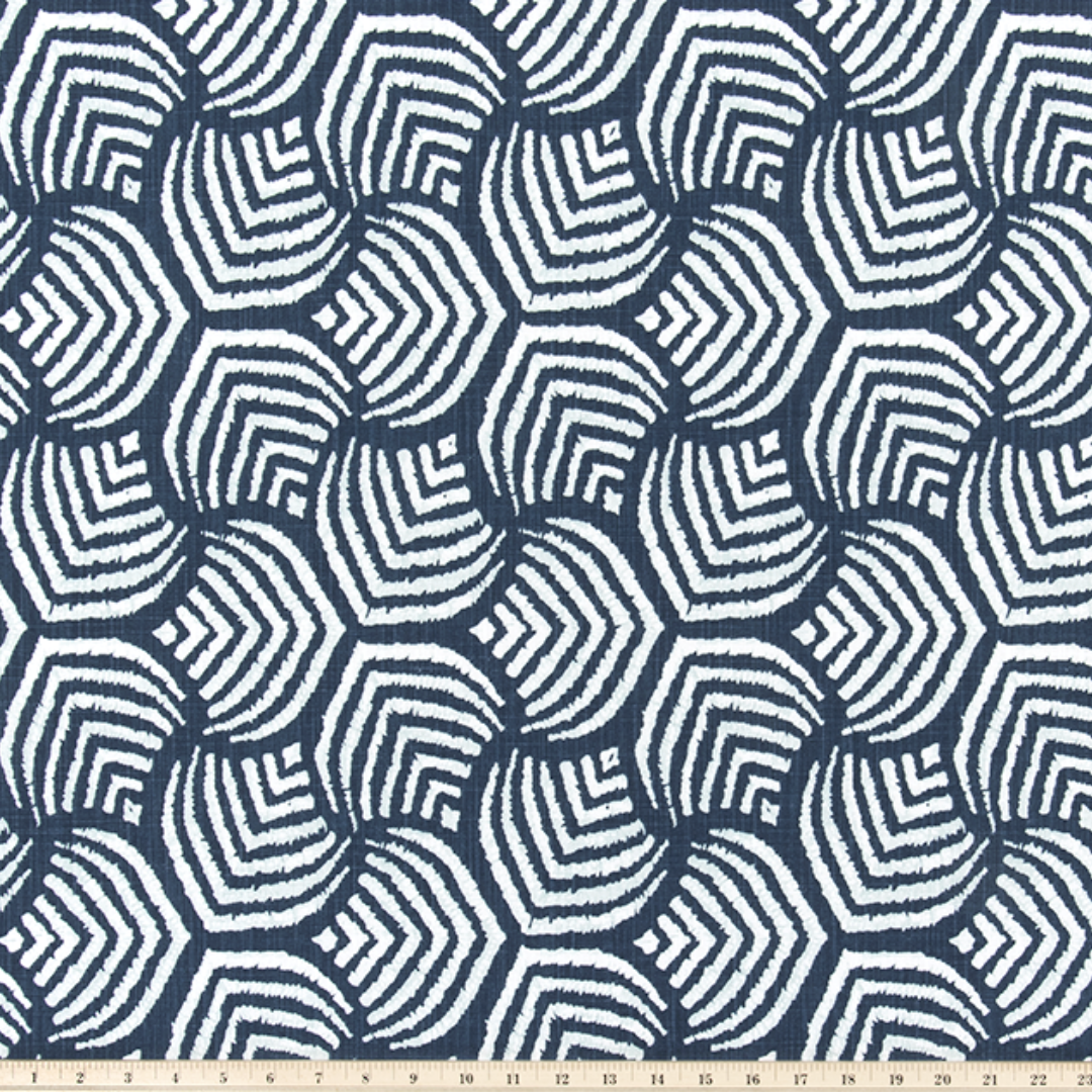 Upholstery Slub Canvas - Sea Jewel - Italian Denim