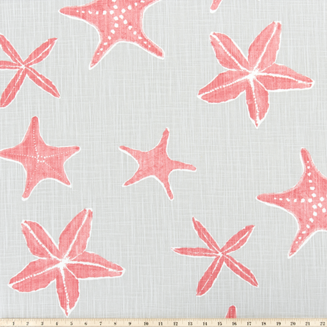 Upholstery Slub Canvas - Sea Life - Fusion