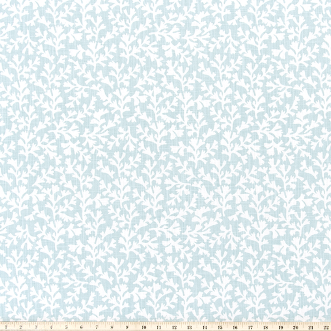 Upholstery Slub Canvas - Sea Tumble - Blue Haze