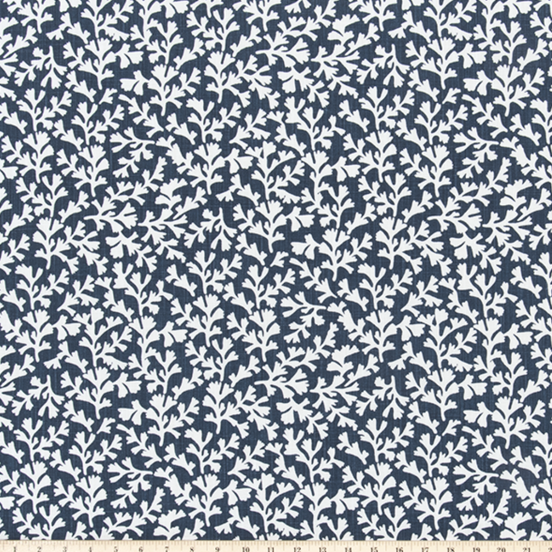 Upholstery Slub Canvas - Sea Tumble - Italian Denim
