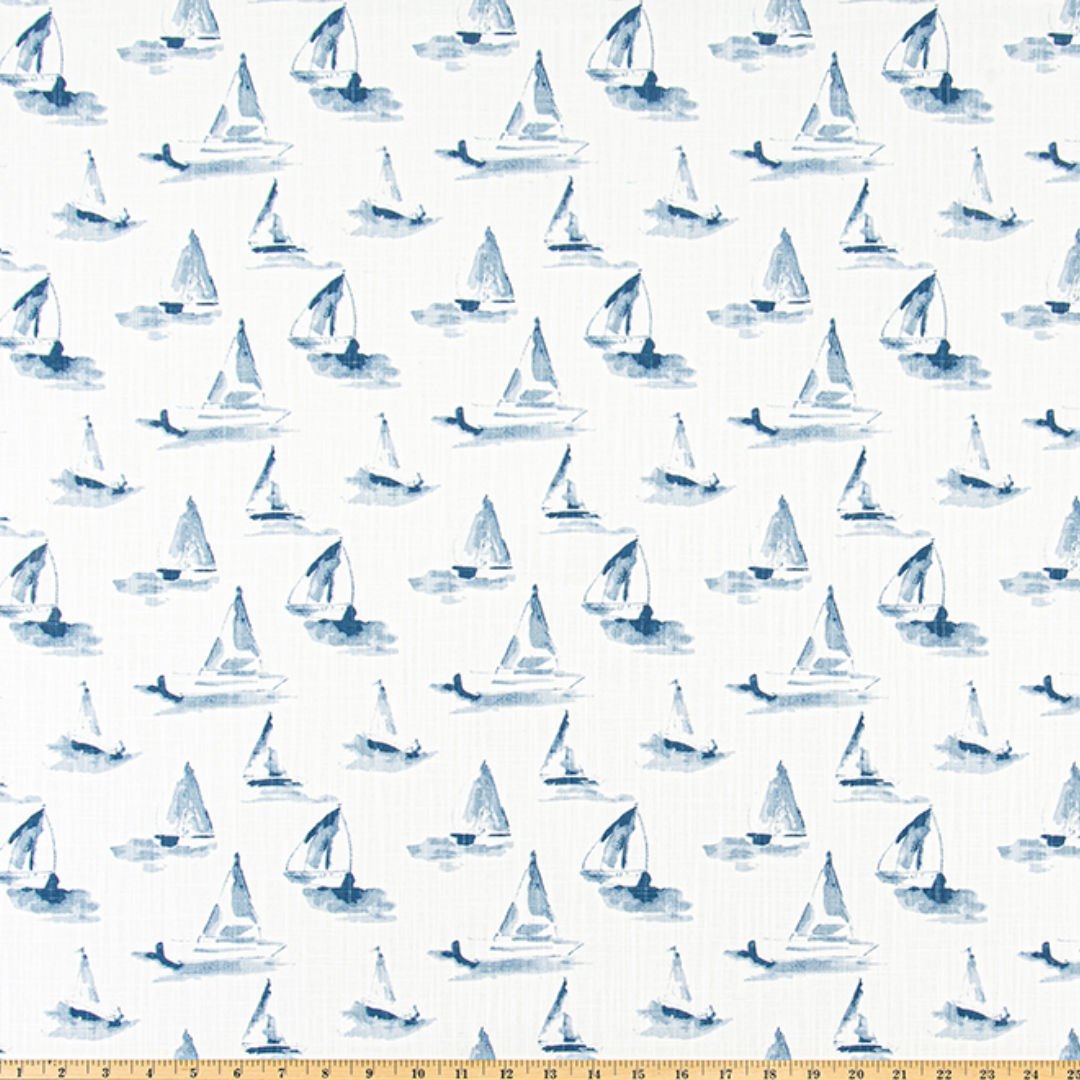 Upholstery Slub Canvas - Sea View - Mist