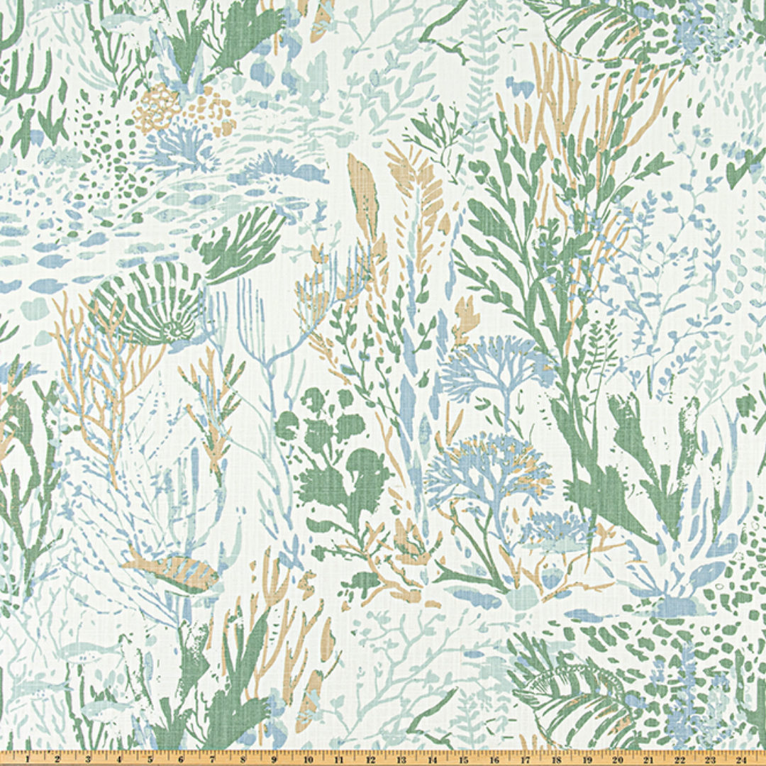 Upholstery Slub Canvas - Seascape - Kelby