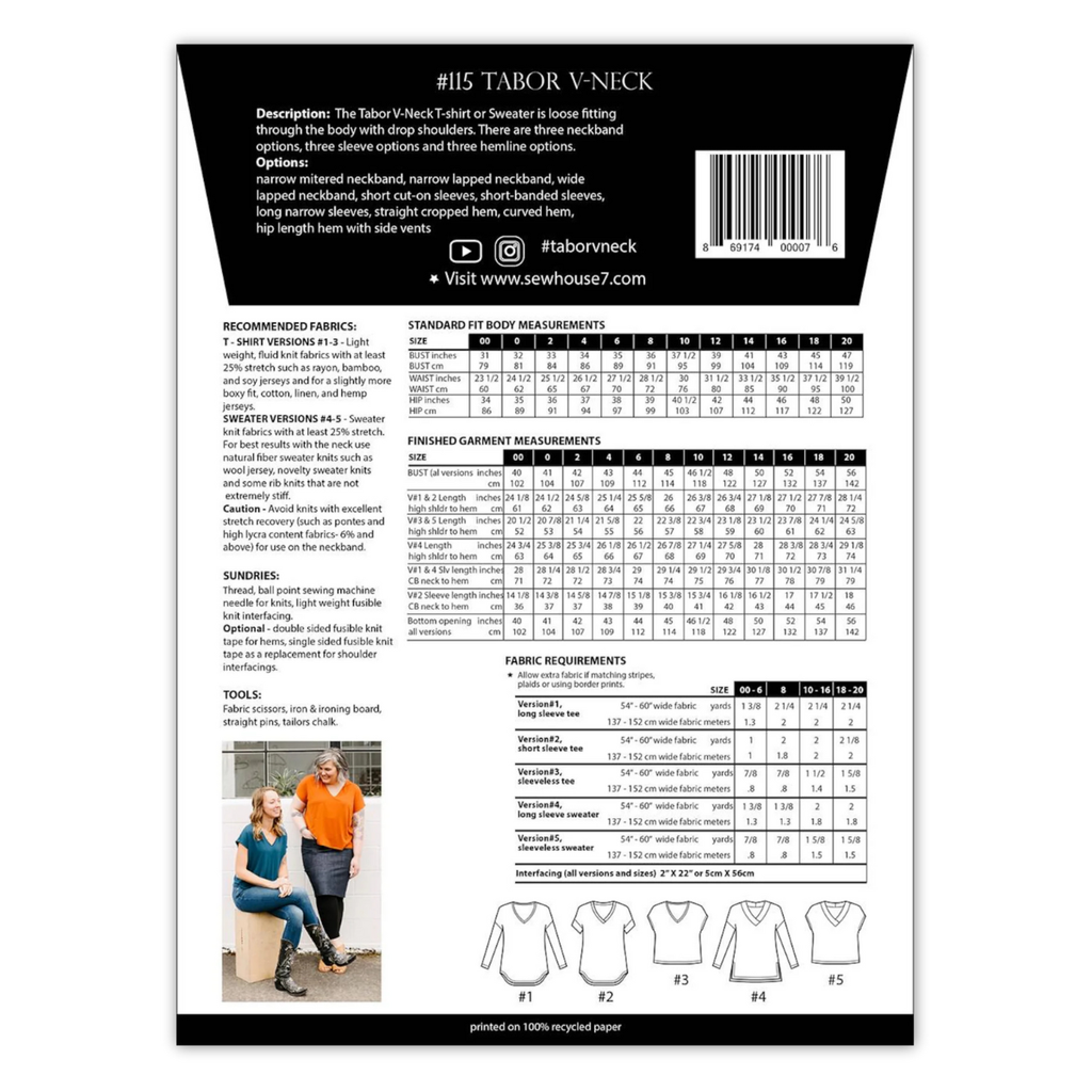 Sew House Seven - Tabor V-Neck