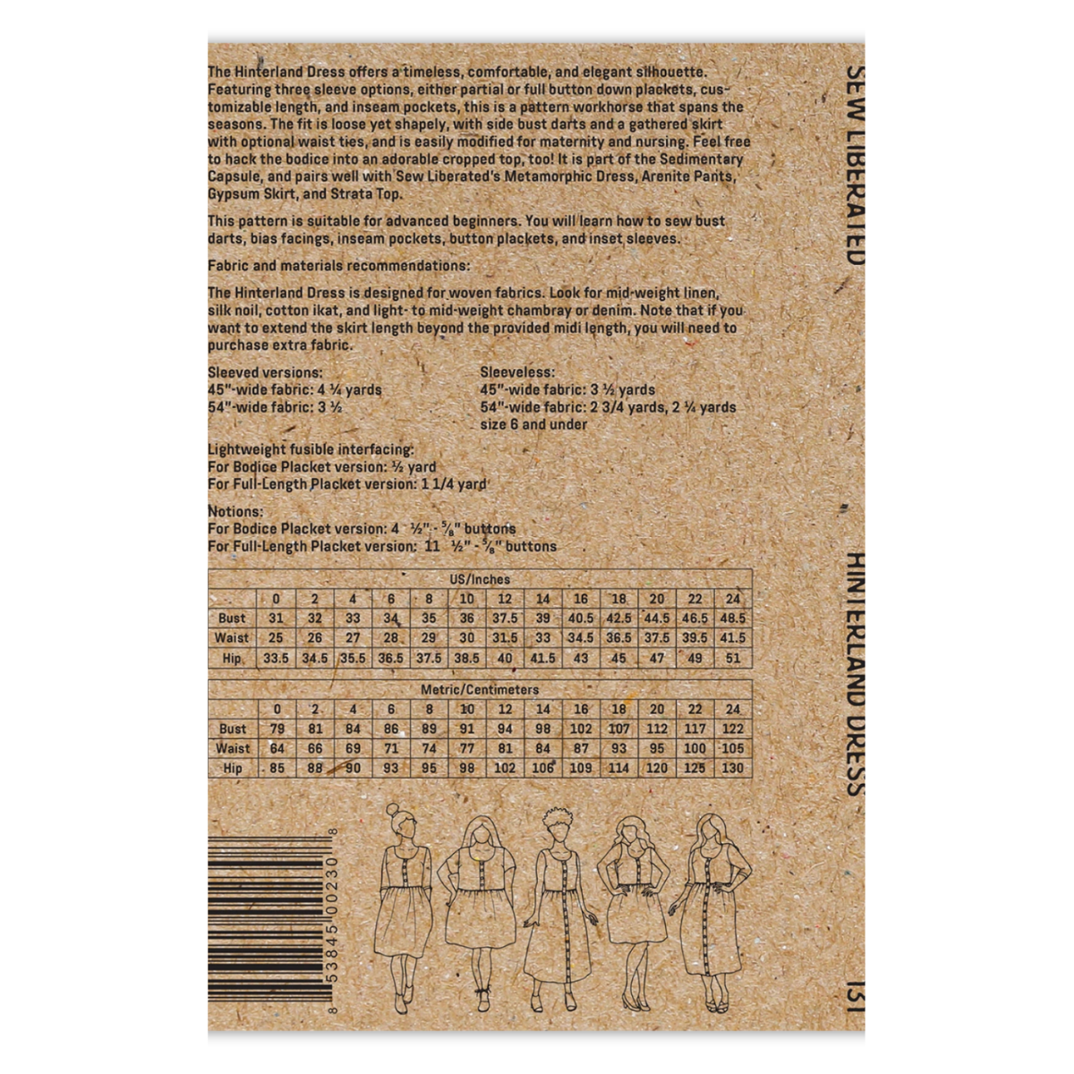 Sew Liberated - Hinterland Dress