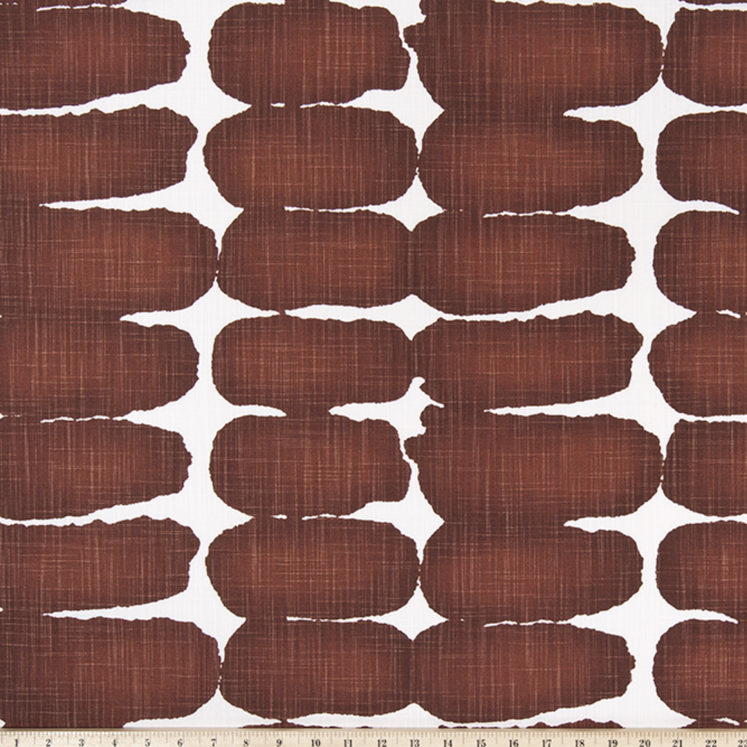 Upholstery Slub Canvas - Shibori Dot - Sierra