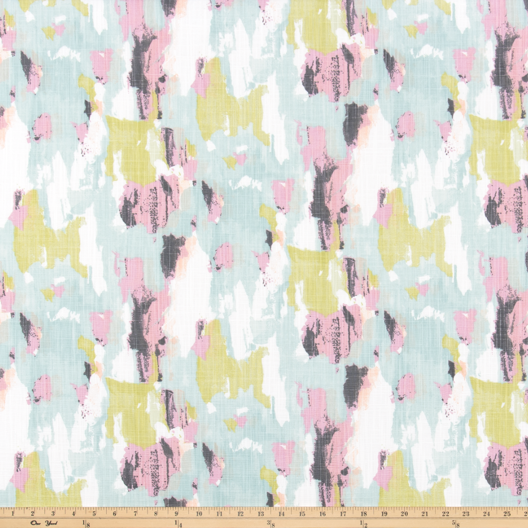 Upholstery Slub Canvas - Splash - Impression