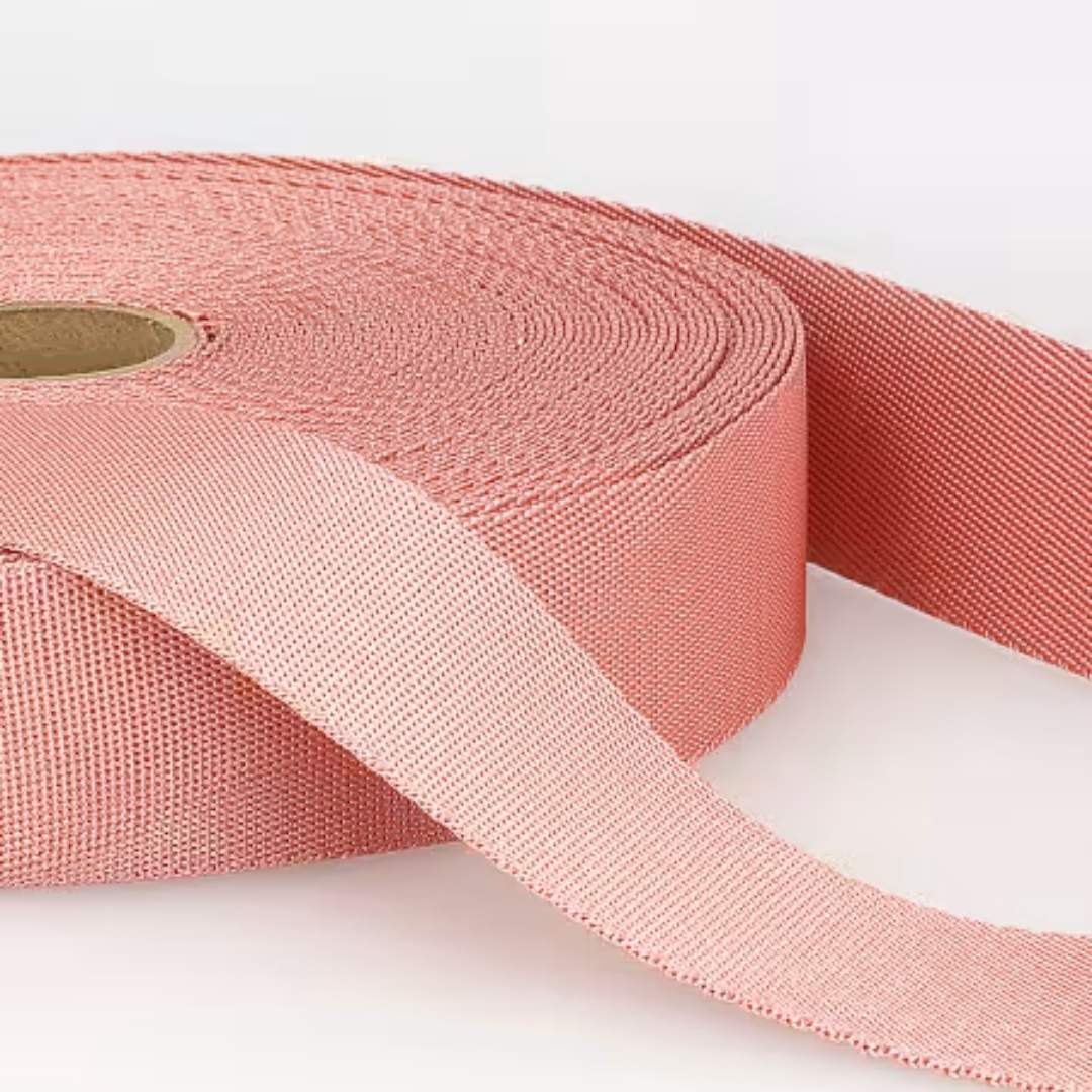 Polyester Webbing - 1-1/2" Wide - Pink
