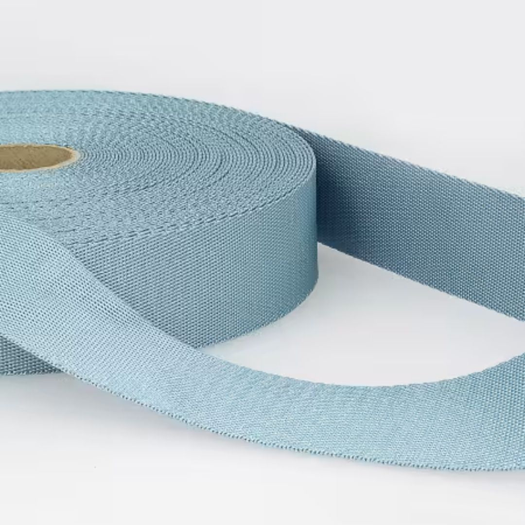 Polyester Webbing - 1-1/2" Wide - Light Blue
