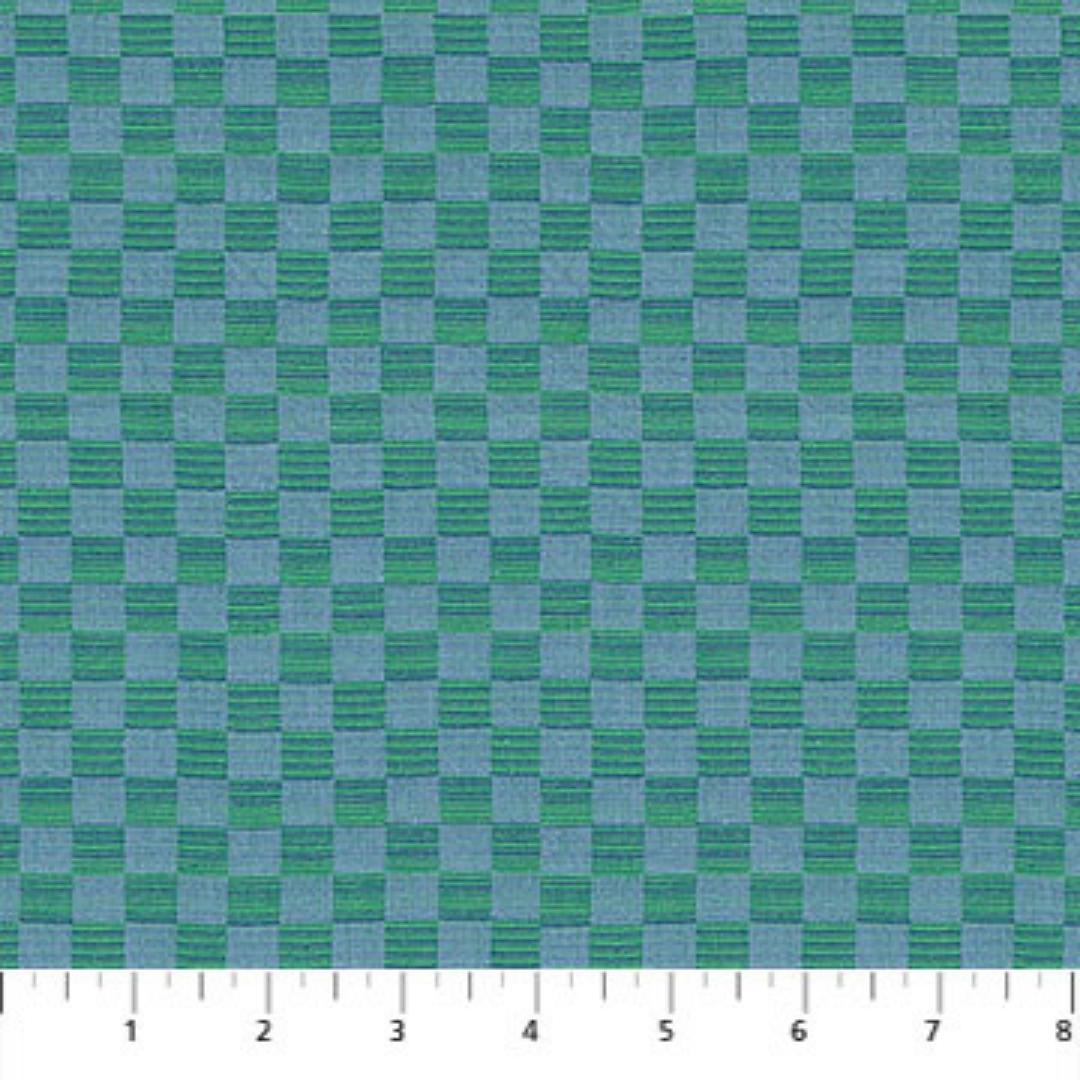 Check Mates Woven - Sea