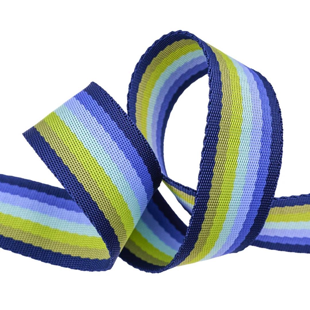 Tula Pink Webbing - Smooth Sailing - Marine - 1-1/2" wide