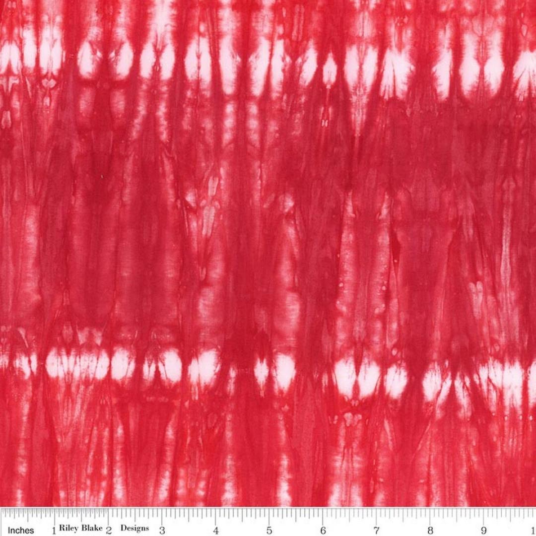 Shibori Batiks - Sassy Red