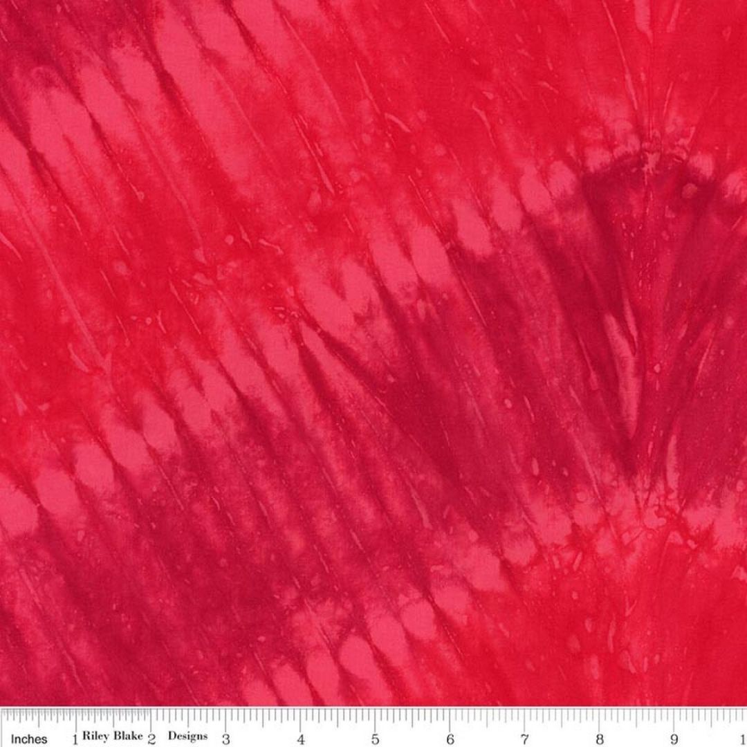 Shibori Batiks - Red Red