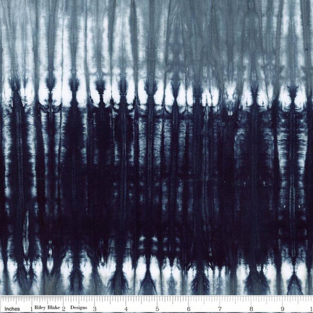 Shibori Batiks - Moody Blues