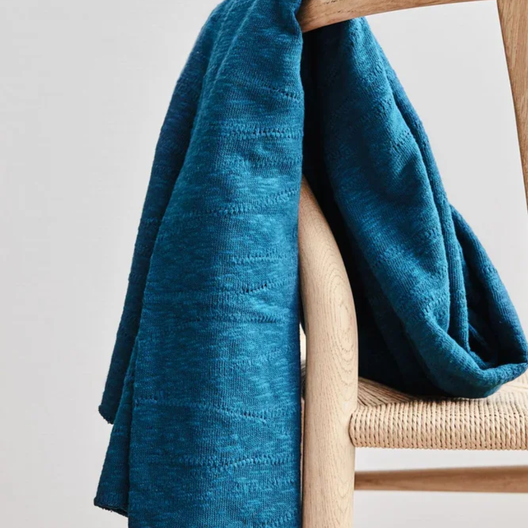 Slub Jacquard - Ocean
