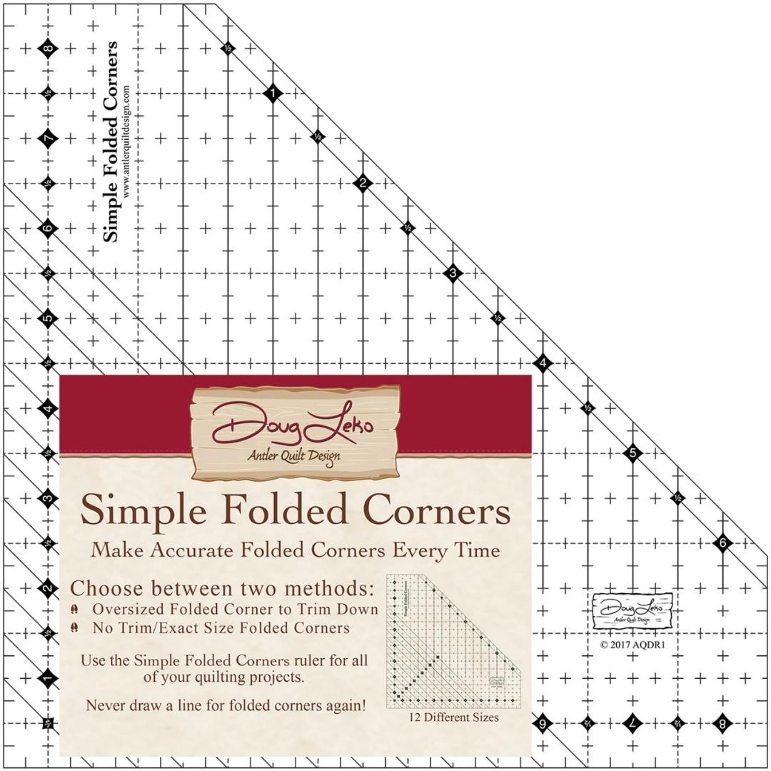 Simple Folded Corners Ruler – Urban Sewciety