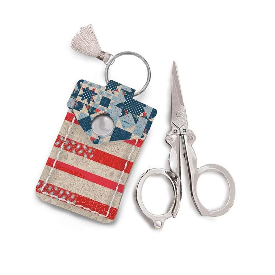 Leather Scissor Pouch - Independence