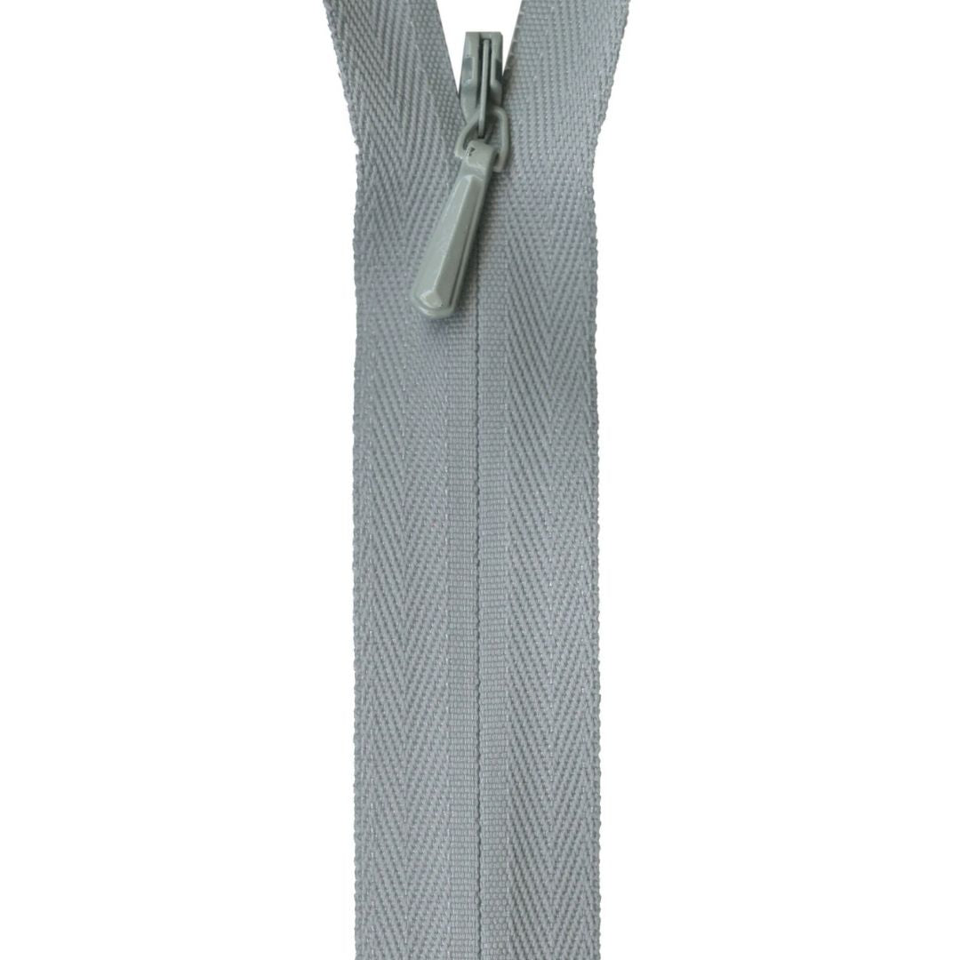 YKK Invisible Zipper - Pearl Gray