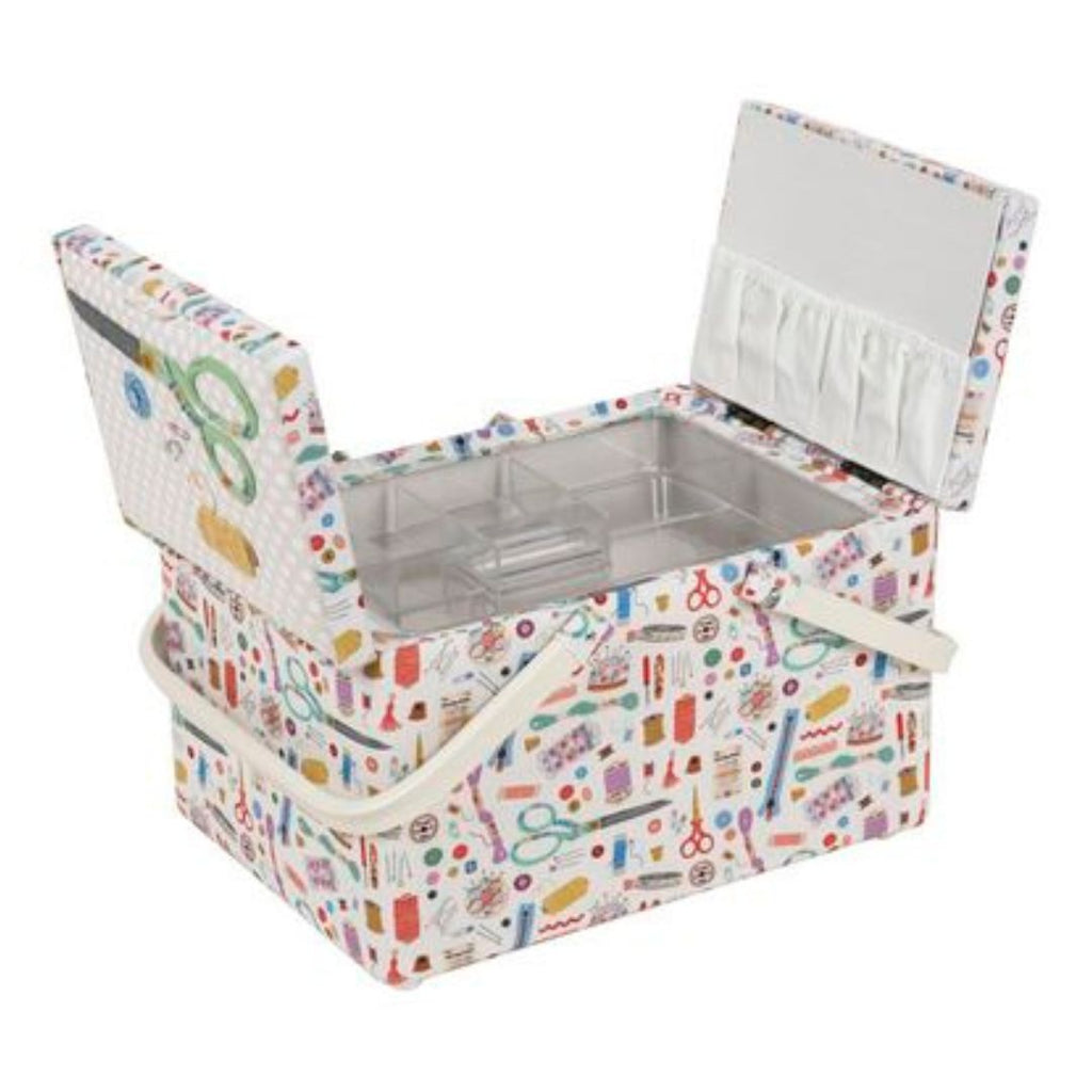 Large Sewing Box - 8.25" x 12" x 7.5"