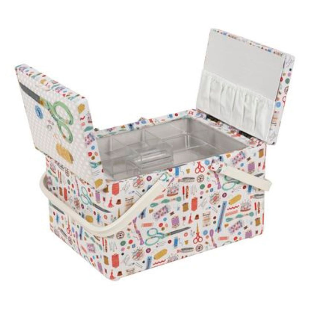 Large Sewing Box - 8.25" x 12" x 7.5"