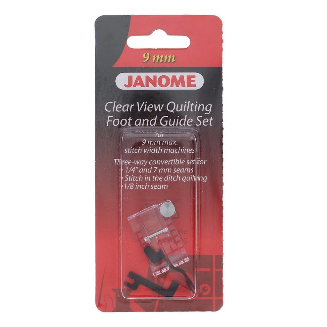 Janome Clear View Quilting Foot and Guide Set (OV) - 7 mm