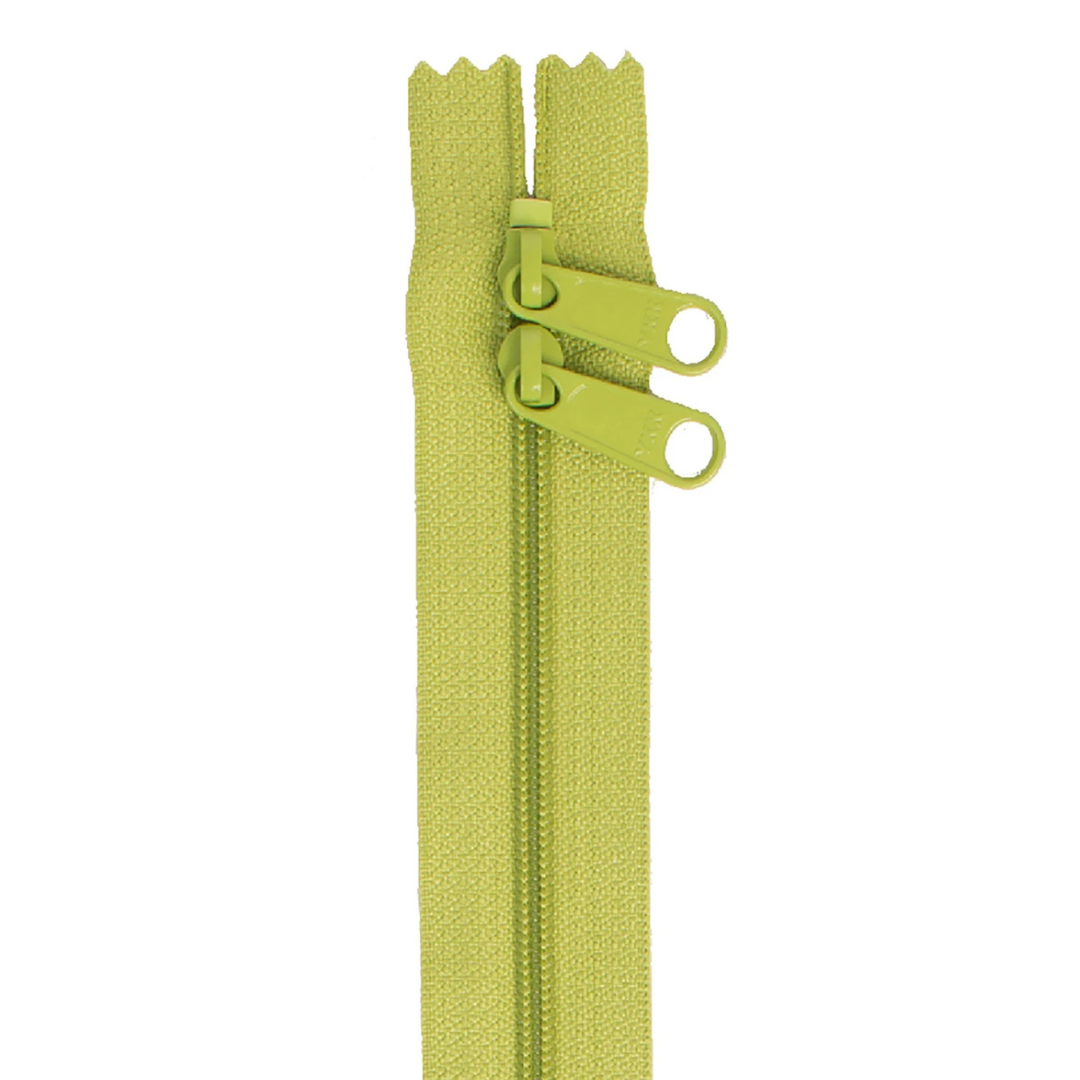 Handbag Zipper - 40" Double Slide - Apple Green