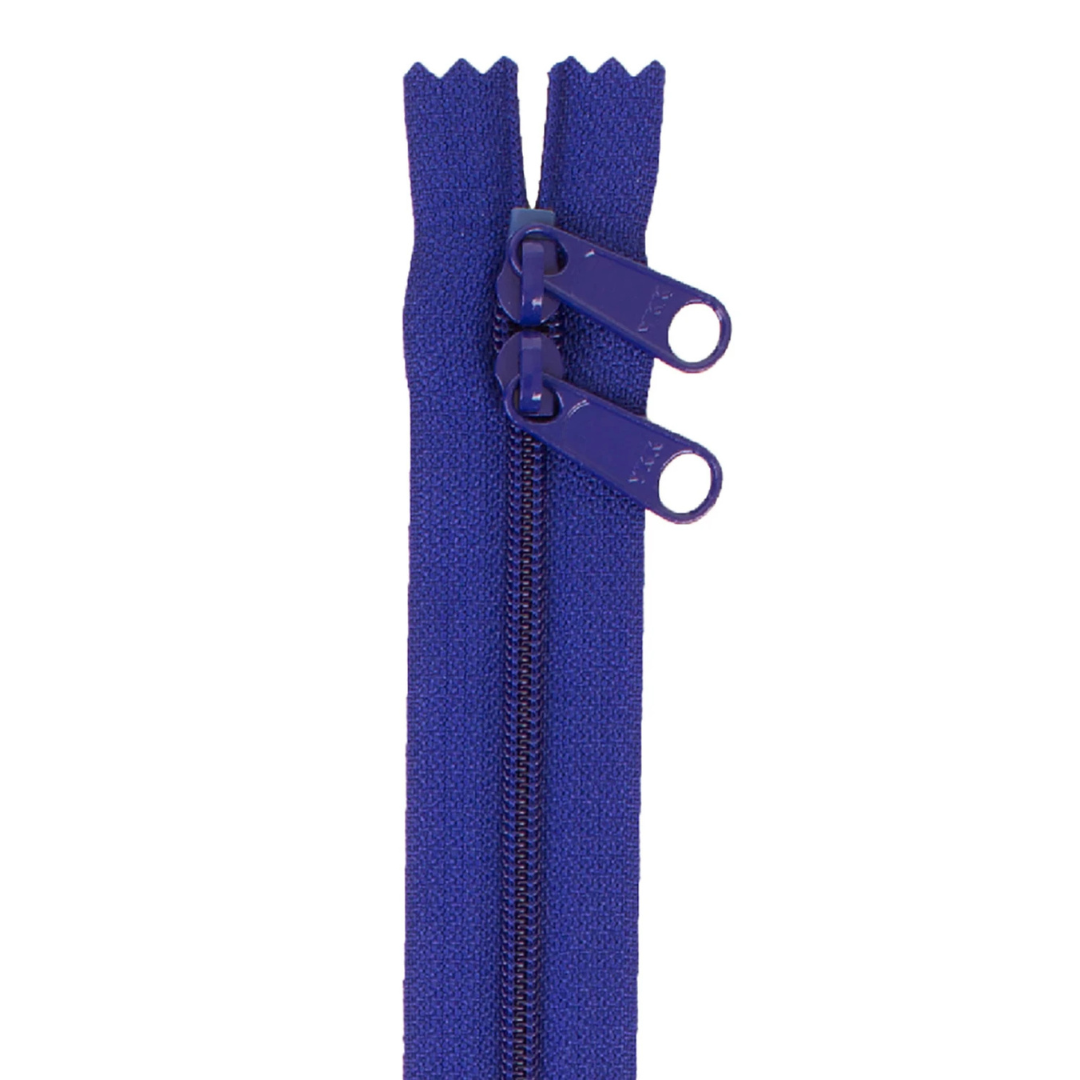 Handbag Zipper - 40" Double Slide - Cobalt