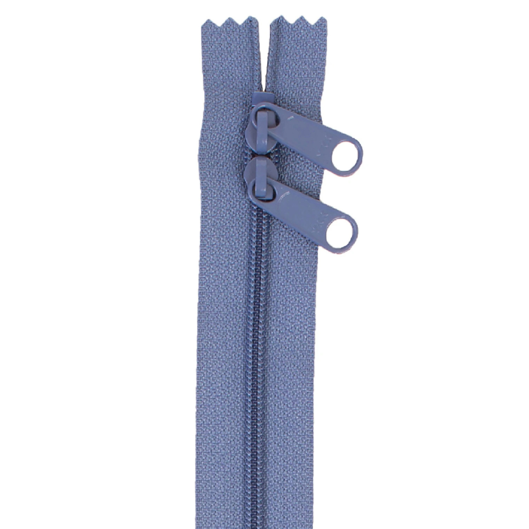 Handbag Zipper - 40" Double Slide - Country Blue