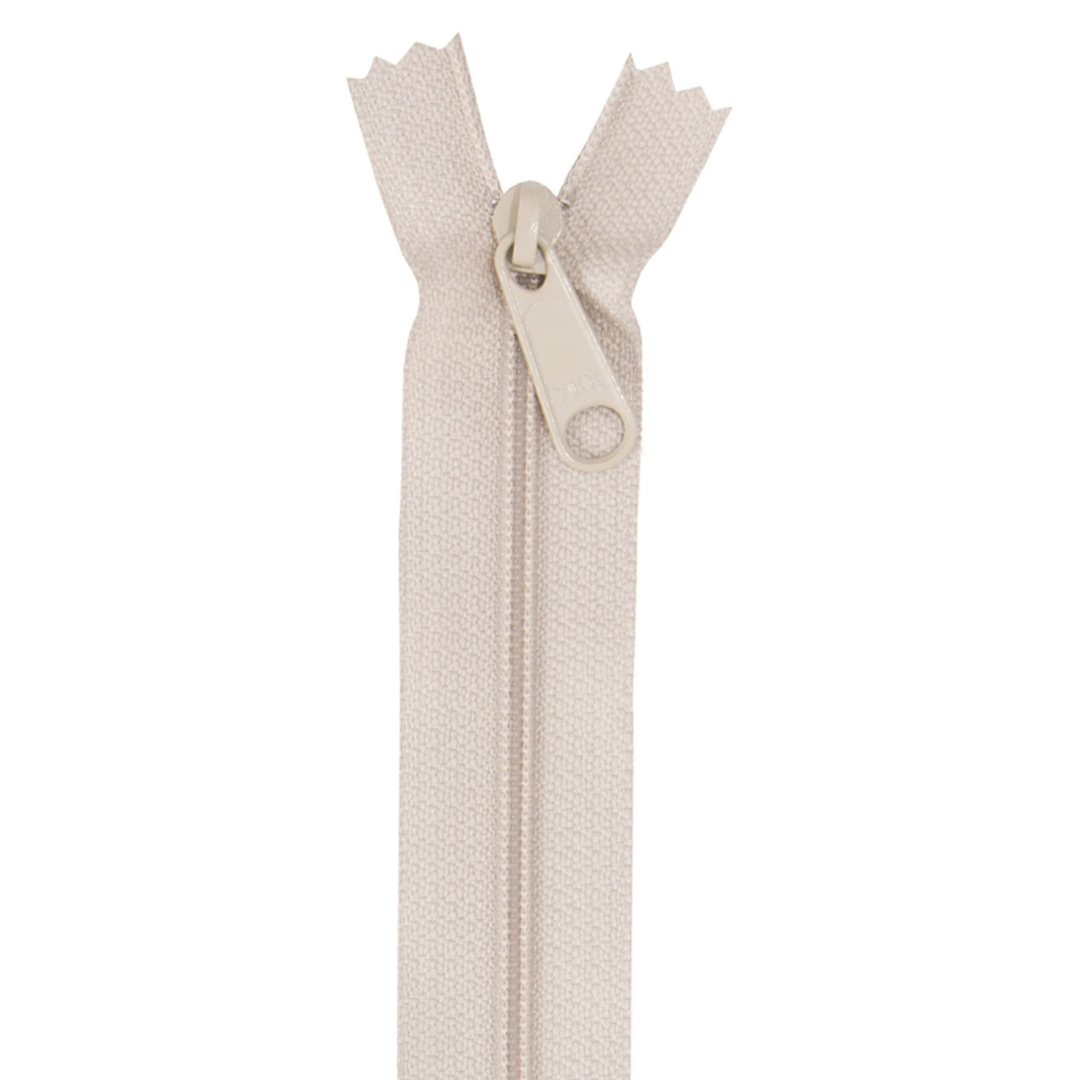 Handbag Zipper - 24" - Natural